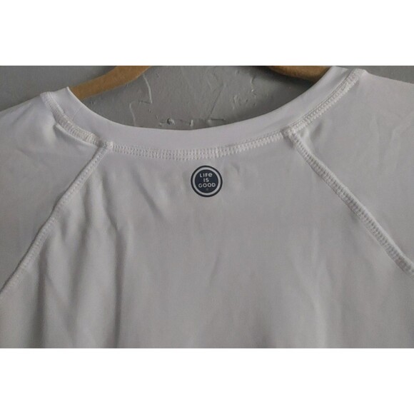 Life is Good Ladies L White Surfer Long Sleeve,18.5 Inch Of Armp To Armp,New. - Picture 7 of 7